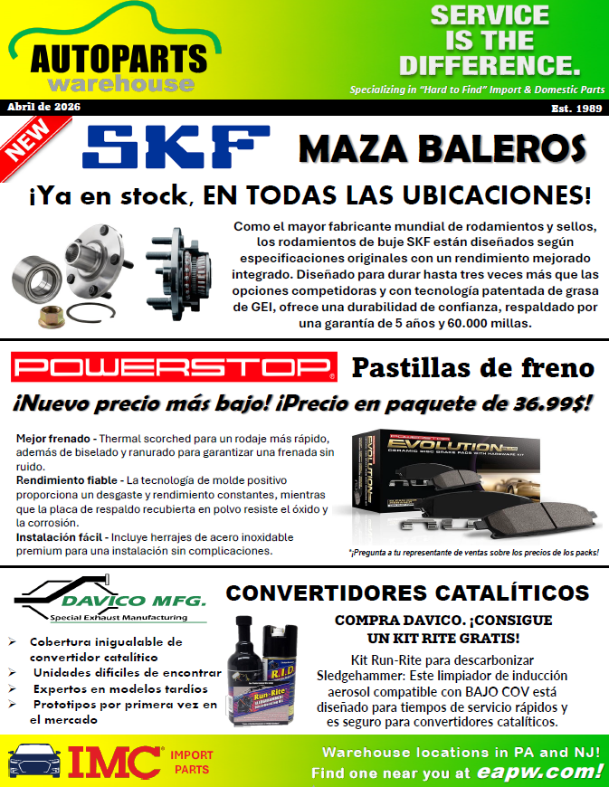 Folleto de ofertas de abril de 2026 - Anverso