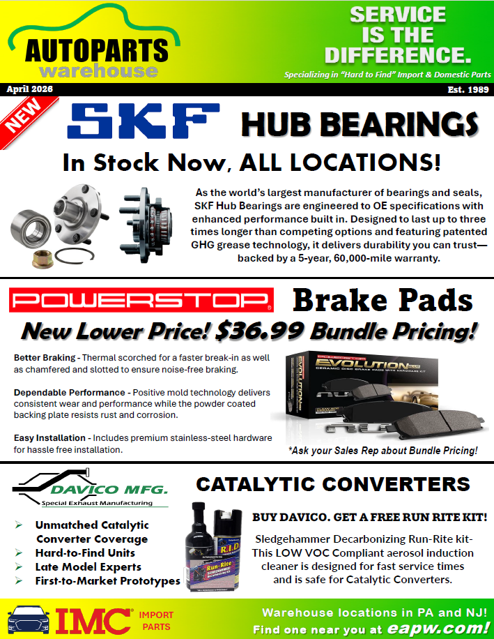 April 2026 Sales Flyer Front