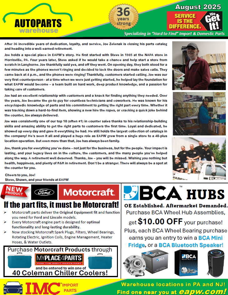 August 2025 Sales Flyer