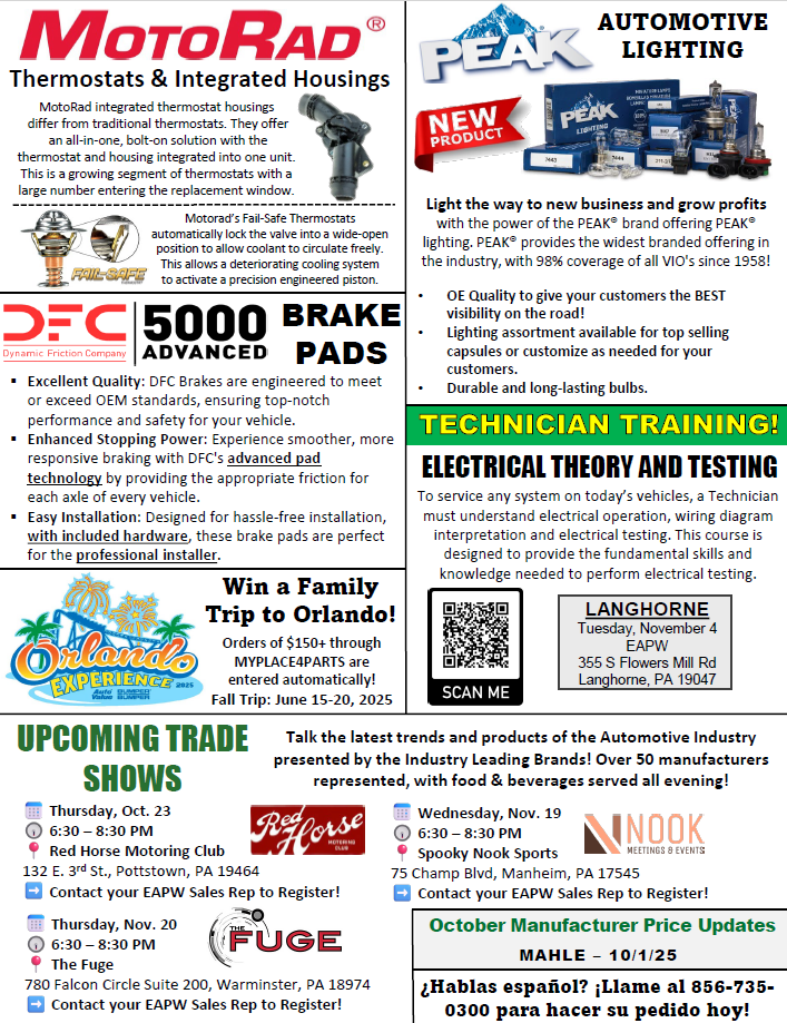 October 2025 Flyer