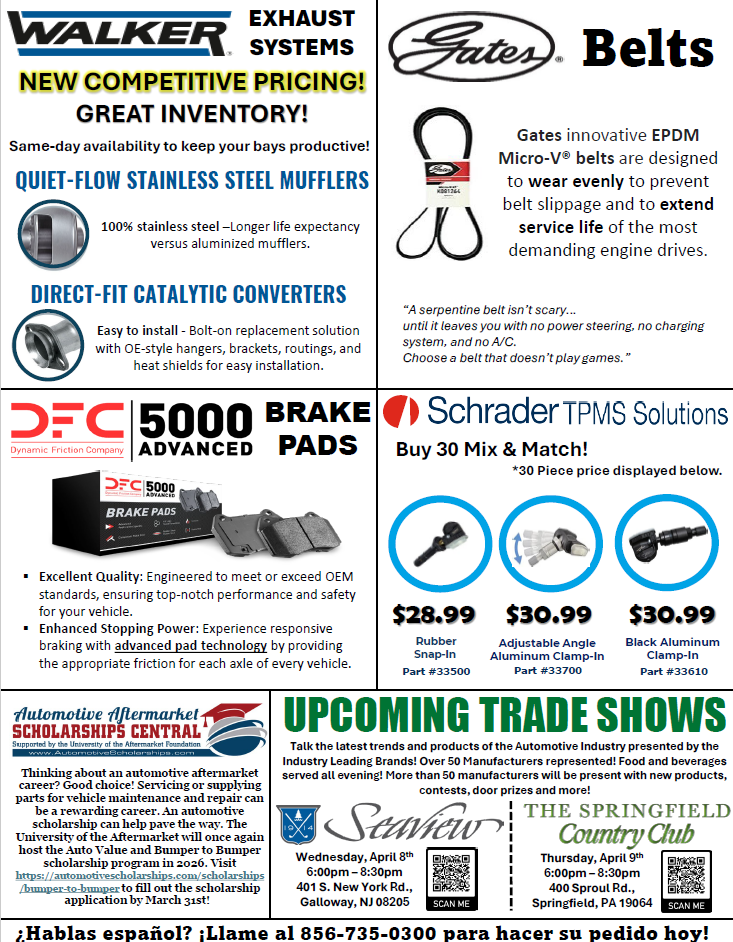 March 2026 Sales Flyer Back