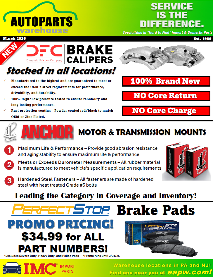 March 2026 Sales Flyer Front