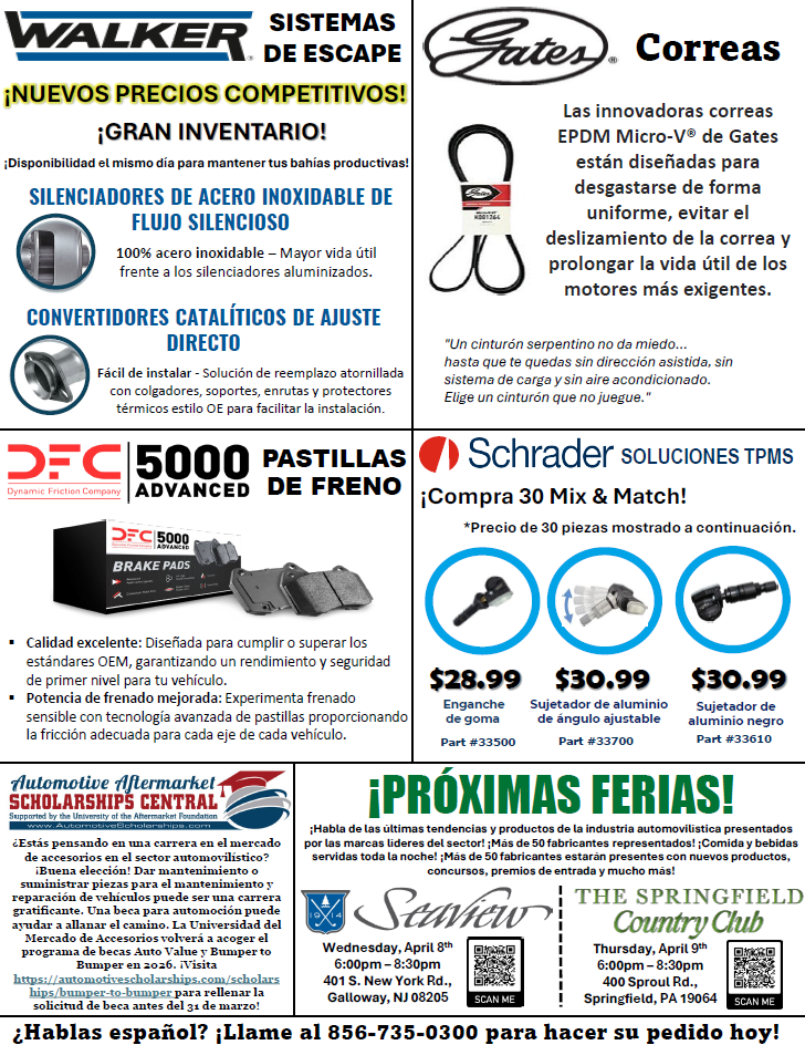 Folleto de ventas de marzo de 2026 Volver