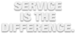 Service is the difference